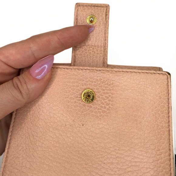 Gucci GG Marmont Blush Pink Bi-fold wallet - Picture 7 of 11